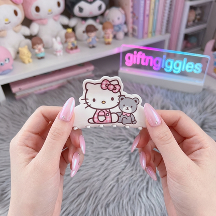 Sweet Hello Kitty Decorative Claw Clips for Girls