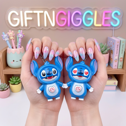 Stitch Face Changing Keychain/Bag Charm
