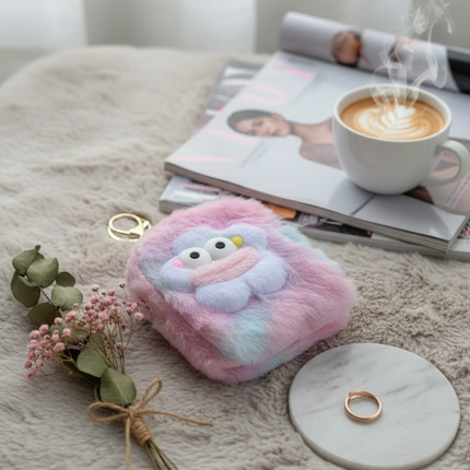 Fluffy Coin Purse Bag Charm