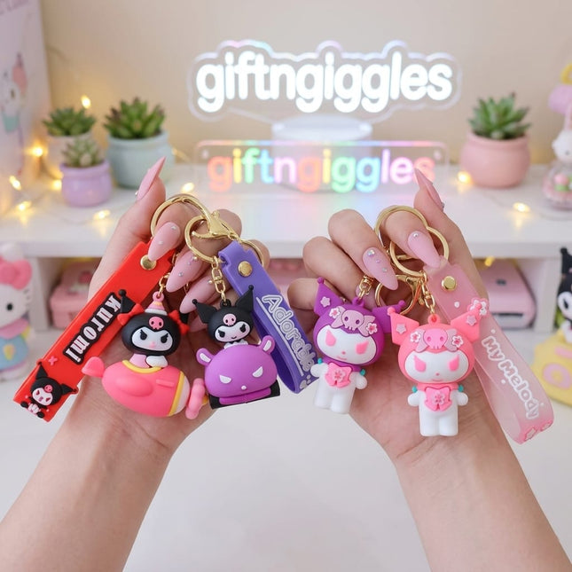Kuromi Sanrio Keychain