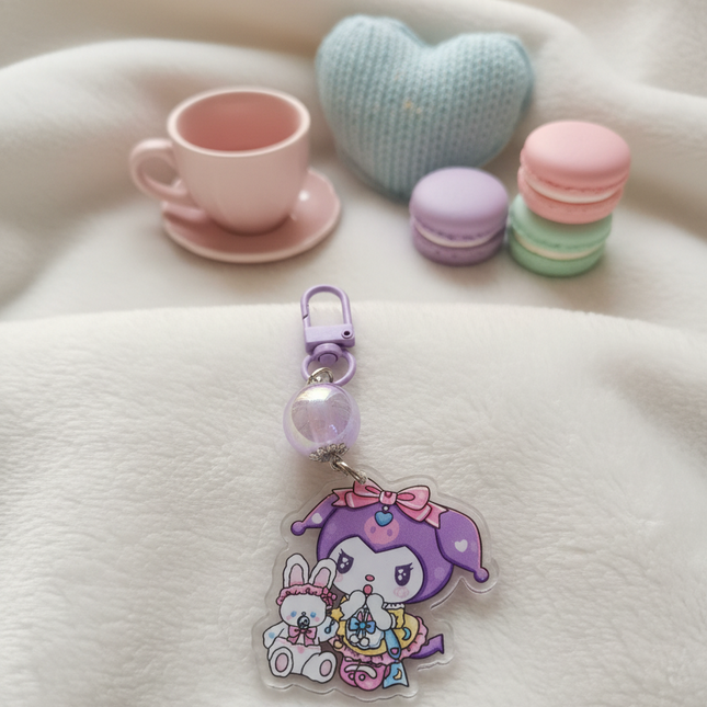 Cute Kuromi Zip Charm