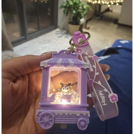 Kuromi Light Keychain