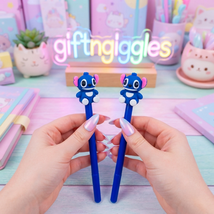 ✨ Adorable Stitch Character Gel Pen – Individual & Set Options 🖊️💙