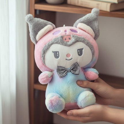 Pastel Rainbow Kuromi Plush