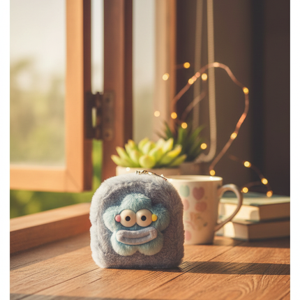 Fluffy Coin Purse Bag Charm