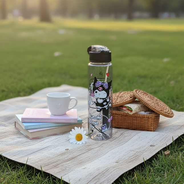 Cute Kuromi Water Bottle