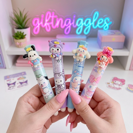 ✨ Adorable Sanrio Character Stick Eraser Pens! ✨