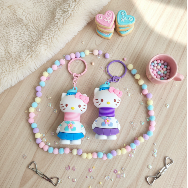 Hello kitty neck strech key chain