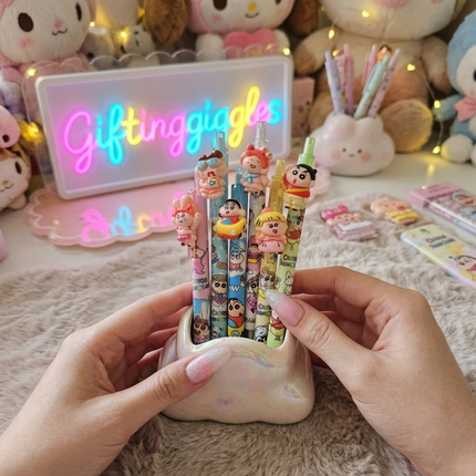 Kawaii Crayon Shinchan Character Gel Pens