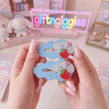 Adorably Kawaii Sanrio Tic-Tac Hair Accessory Pair 🌈💫