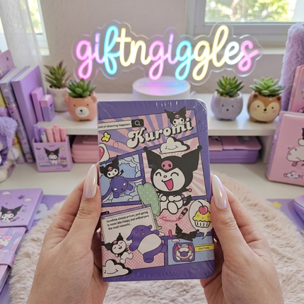 ✨ Cute Sanrio Character Pocket Notebooks with Elastic Band Closure ✨