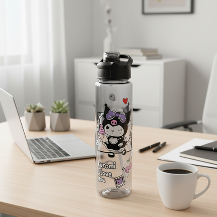 Cute Kuromi Water Bottle