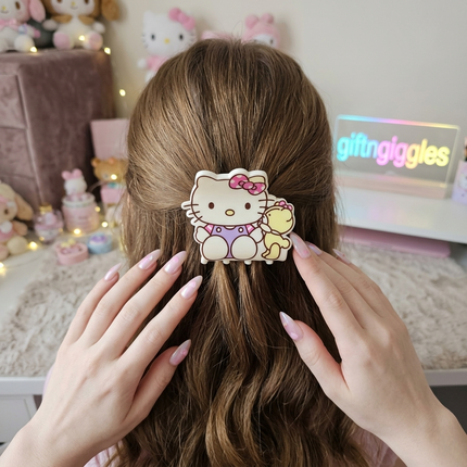 Sweet Hello Kitty Decorative Claw Clips for Girls