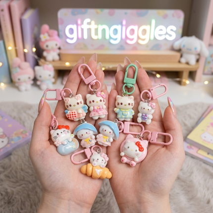 Cute Hello Kitty Zipper Pulls