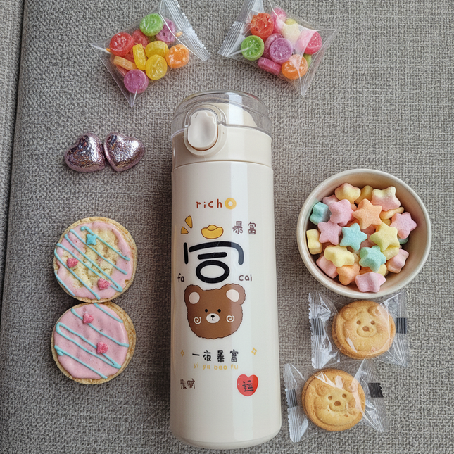 Cute Glass Water Bottle