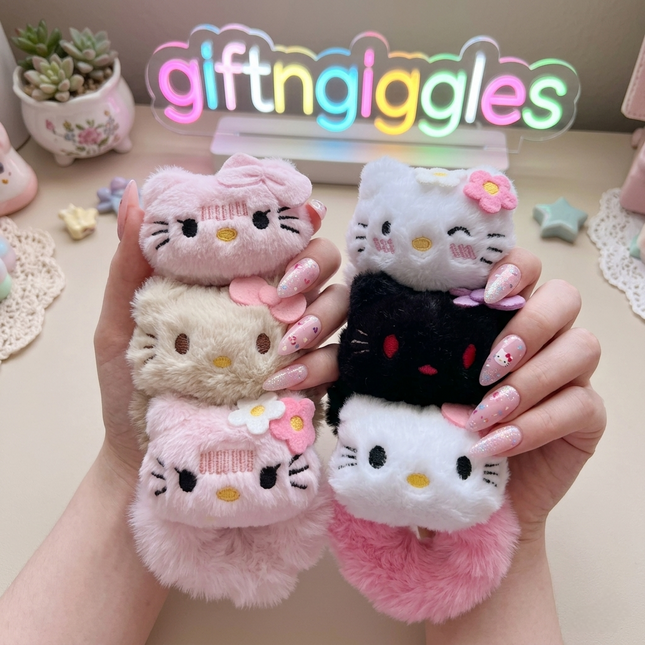 Big Hello Kitty Scrunchies