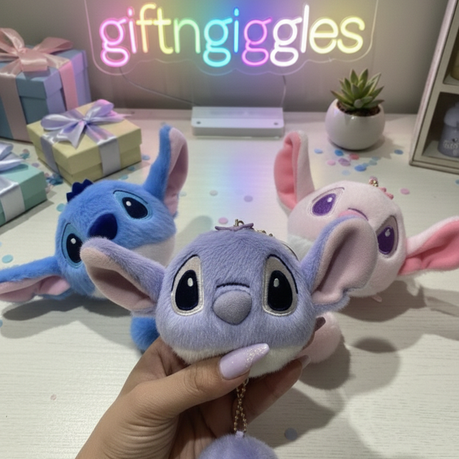 Cute Stitch Plushy Keychain/Bag Charm
