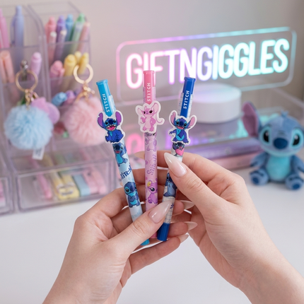 Cute Stitch & Angel Cartoon Pens