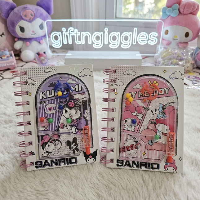 🕹️ Sanrio Pinball Game Spiral Diary Notebook 📑✨