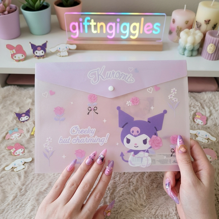 Sanrio Aesthetic Character Stationery Folders