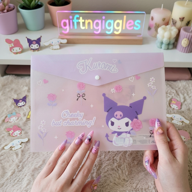 Sanrio Aesthetic Character Stationery Folders