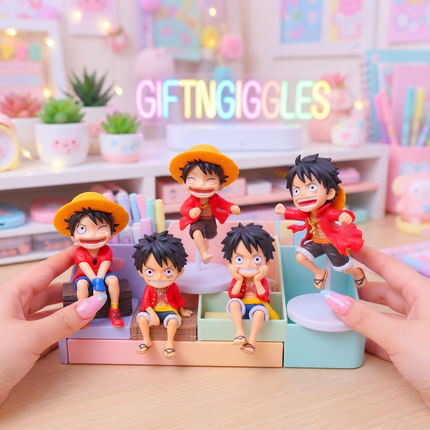 🌟 Monkey D. Luffy "One Piece" Action Figure Collection – GiftnGiggles! 👒🏴‍☠️✨