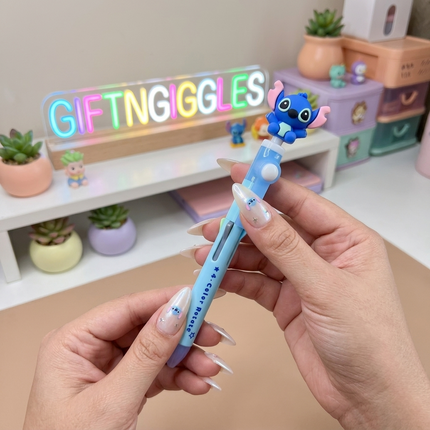 Stitch 4in1 Rotating Pen