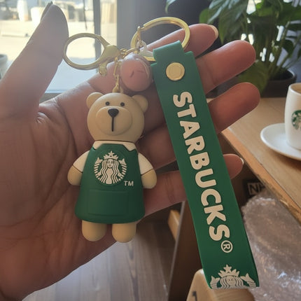 Starbucks Teddy Keychain / Bag Charm