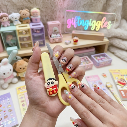 Crayon Shinchan Character Safety Scissors for School & Crafts