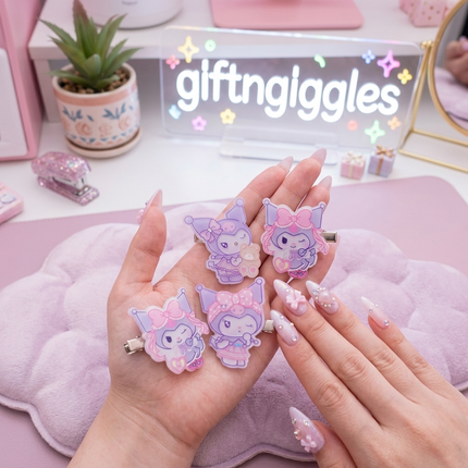 Kuromi Sanrio Hair Accessories
