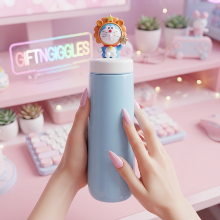 Adorable Doraemon Vacuum Insulated Water Bottle 🌟🎁🥰