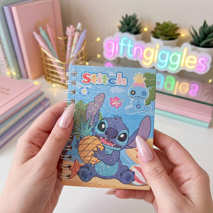 Ohana Adventures: Stitch Diary with Fun Stickers