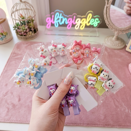 Cute Sanrio Hair Accessories for Girls