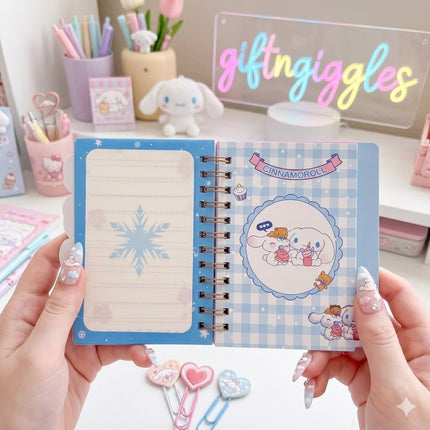✨ Kawaii Sanrio Character Spiral Mini Diaries ✨