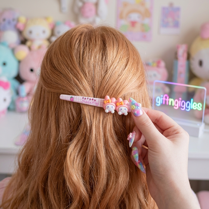Kawaii Sanrio-Inspired Hair Accessories for Daily Styling