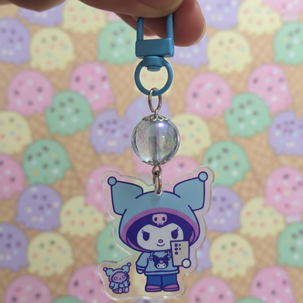 Cute Kuromi Zip Charm