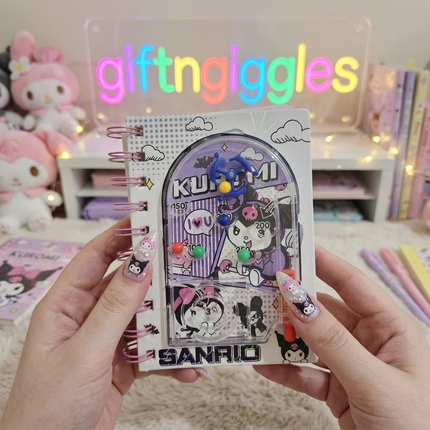 🕹️ Sanrio Pinball Game Spiral Diary Notebook 📑✨