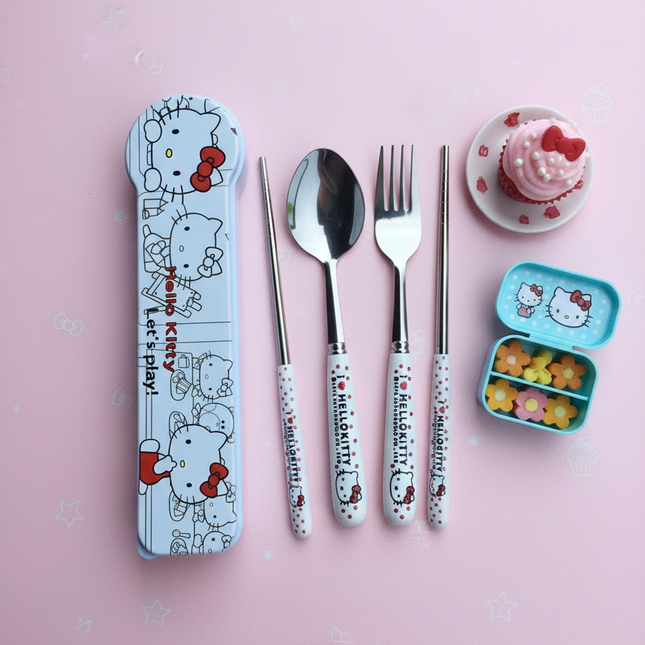Hello Kitty Cutlery Set