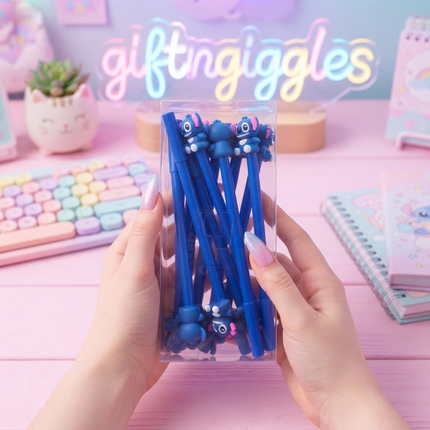 ✨ Adorable Stitch Character Gel Pen – Individual & Set Options 🖊️💙