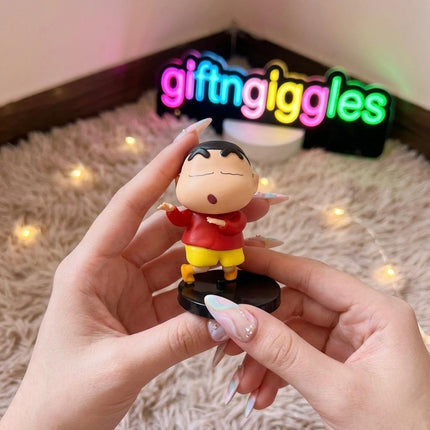 Adorable Shinchan Figurine for Desk Decor