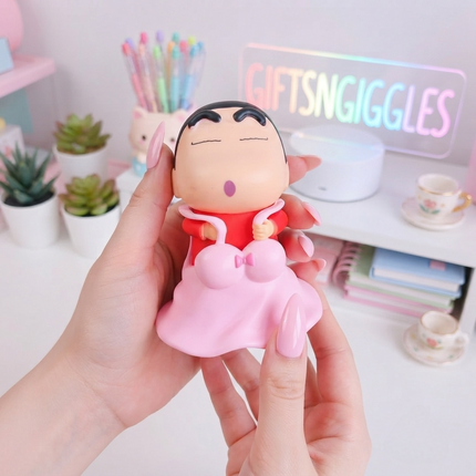 ✨ Crayon Shinchan Funko-Style Collectible Figures 🧸🎀🌈