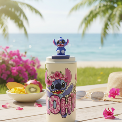 Cute Stitch Coffee Tumbler
