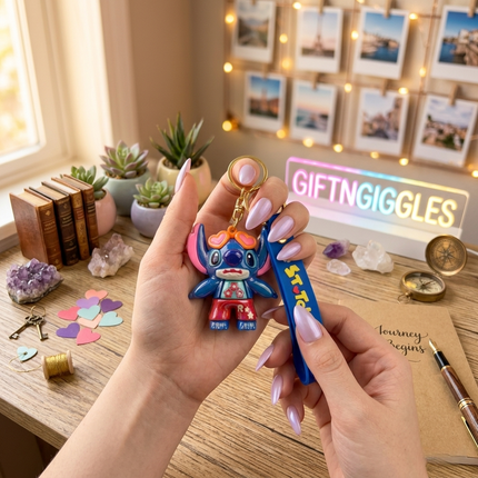 Stitch Acrylic Keychain/Bag Charm