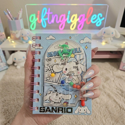 🕹️ Sanrio Pinball Game Spiral Diary Notebook 📑✨