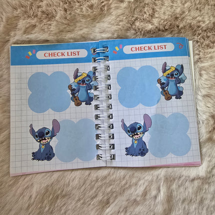 Ohana Adventures: Stitch Diary with Fun Stickers