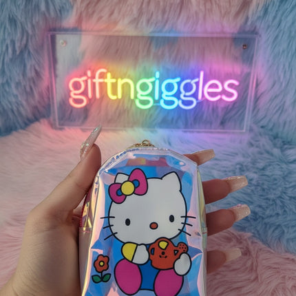 Hello Kitty Holographic Coin Purse/Keychain/Bag Charm