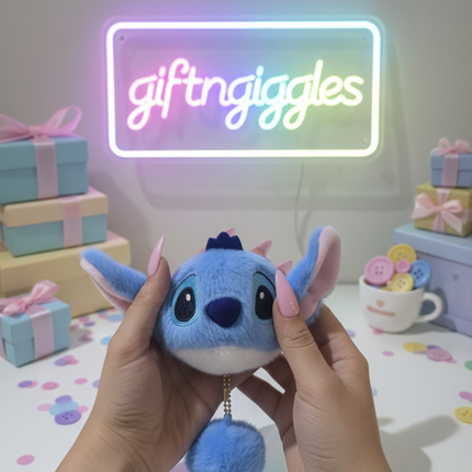 Cute Stitch Plushy Keychain/Bag Charm