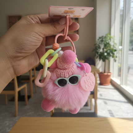 Pom Pom Bag Charm