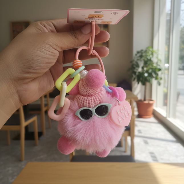 Pom Pom Bag Charm