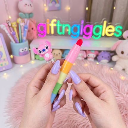 Adorable Disney Stitch Stackable Highlighter Set